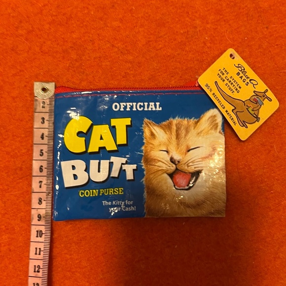 Blue Q eco-friendly Cat butt coin purse NWT - Picture 7 of 7